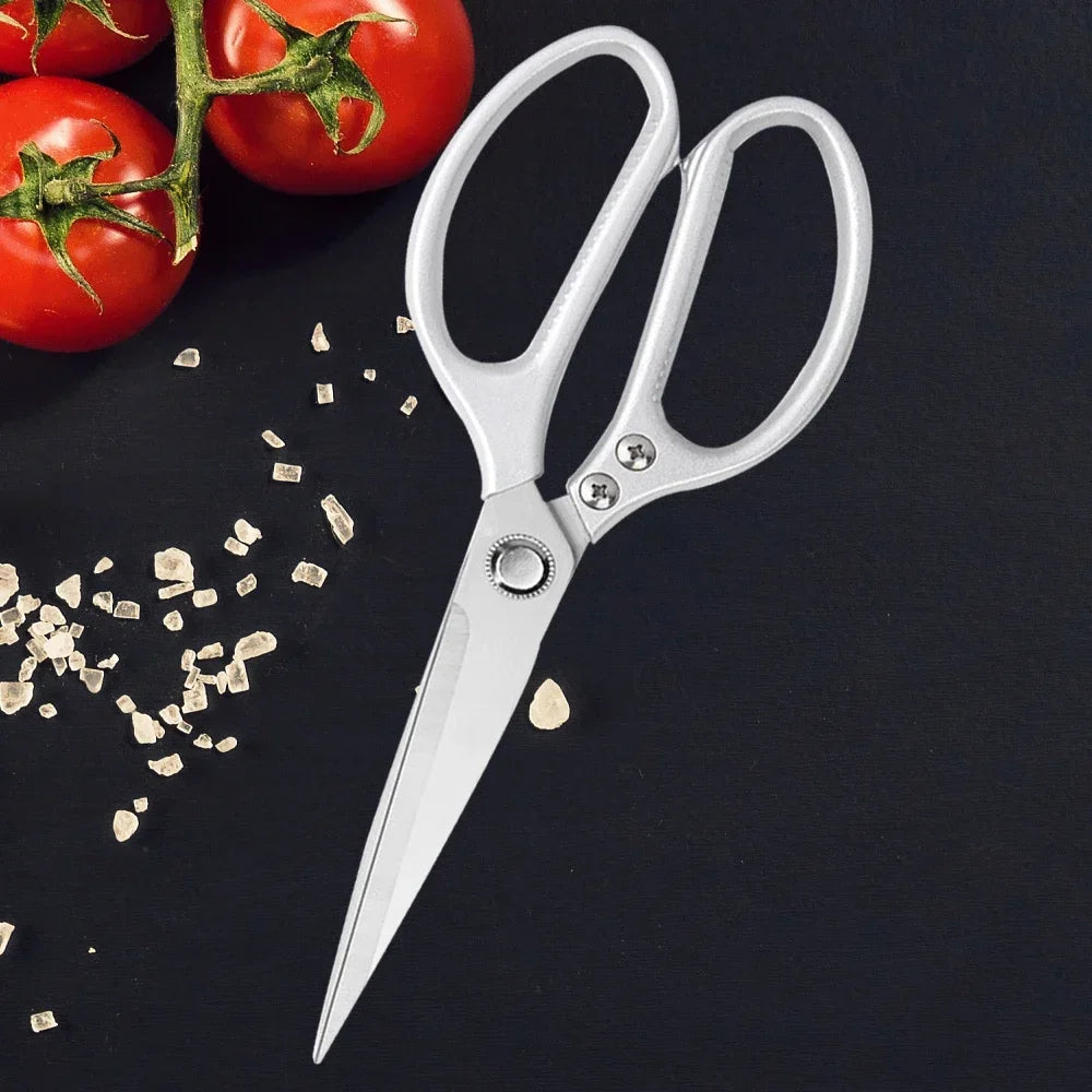 Japanese Santoku Knife Set with Kitchen Scissors