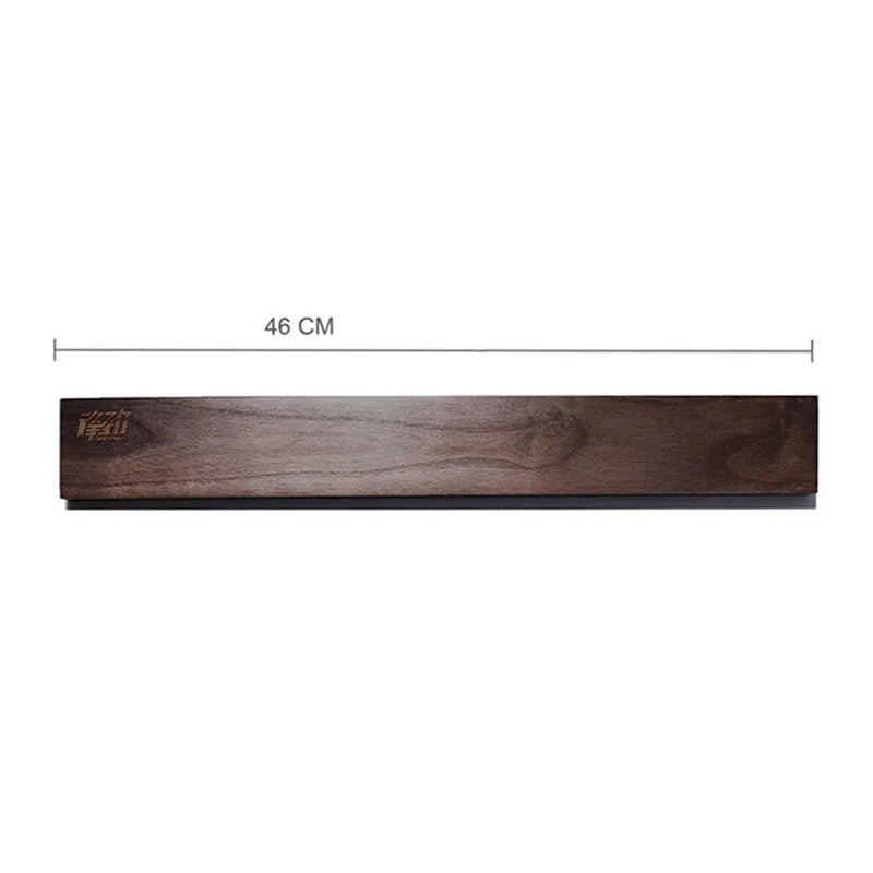 Acacia Wood Magnetic Knife Strip — Wall Mount