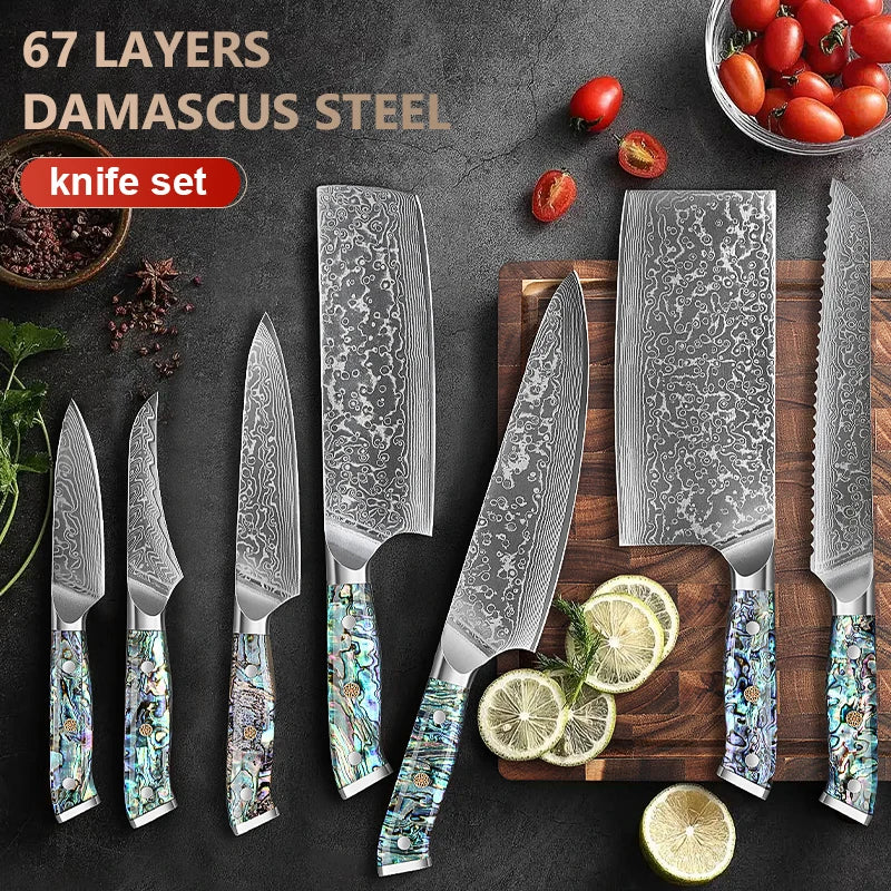 Damascus Steel Kitchen Knife