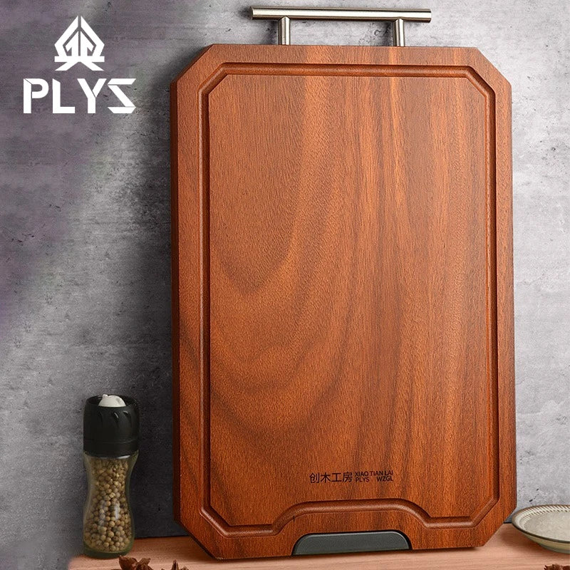 Premium Hardwood Cutting Board with Juice Groove