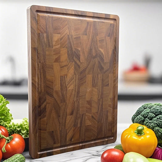 Premium Walnut Cutting Board – Large