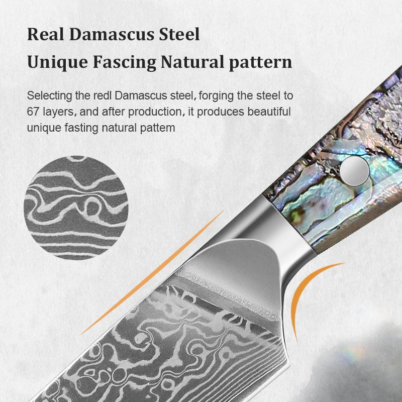 Damascus Steel Kitchen Knife