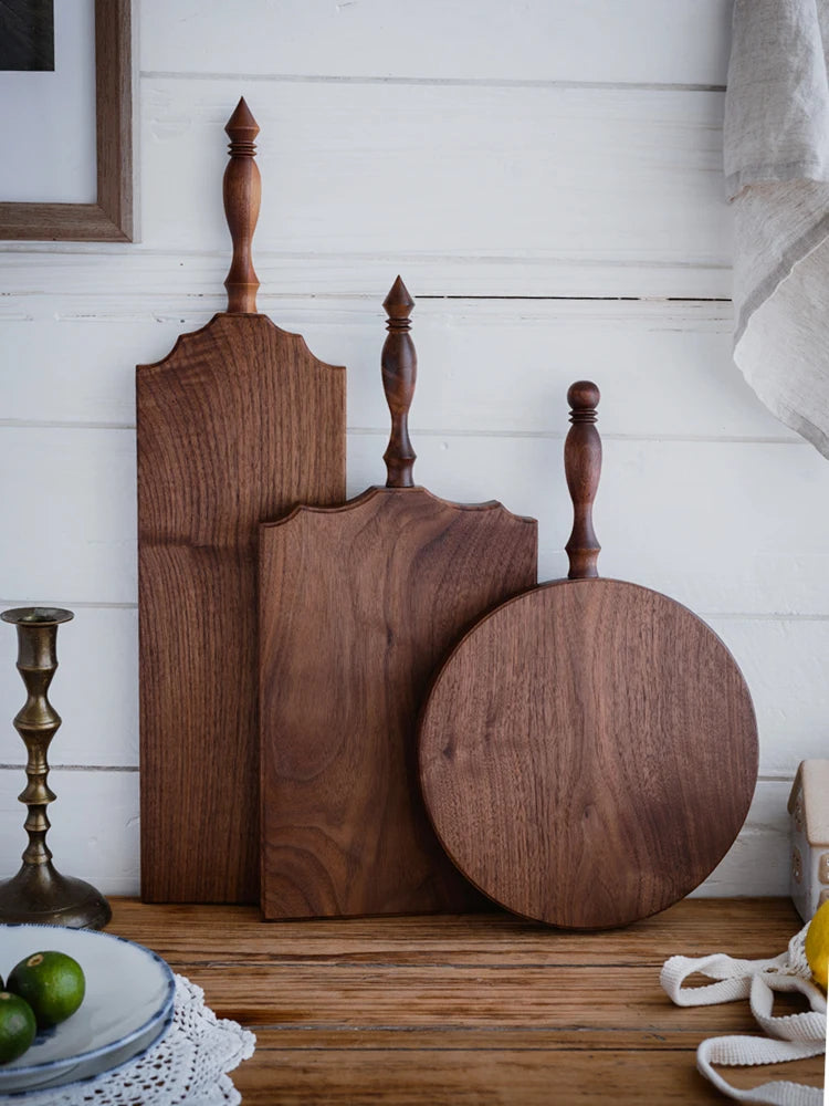 Vintage Walnut Cutting Board – Double Sided