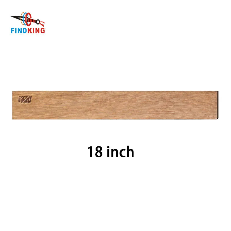 Acacia Wood Magnetic Knife Strip — Wall Mount